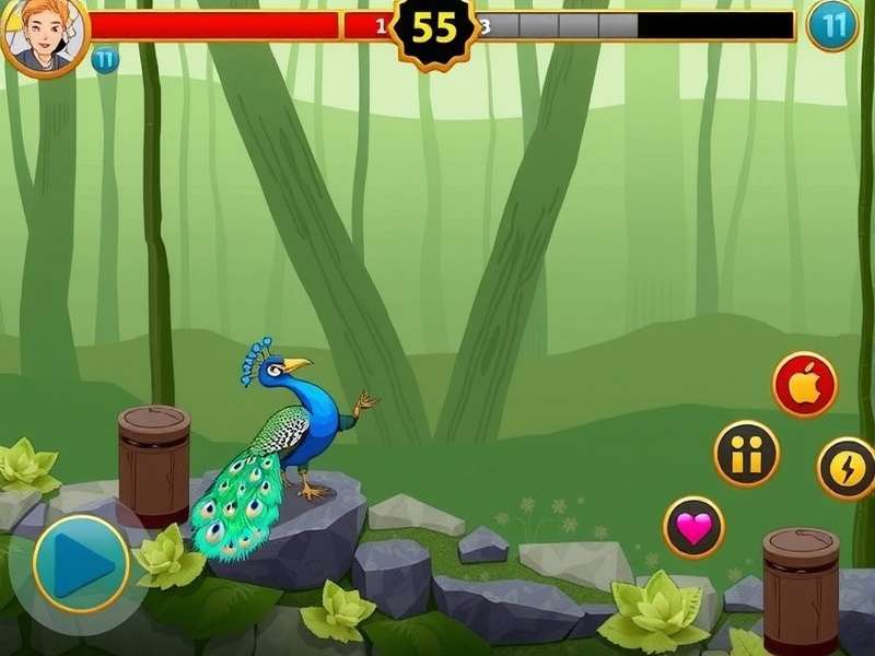 Peacock S Dance Gameplay Screenshot